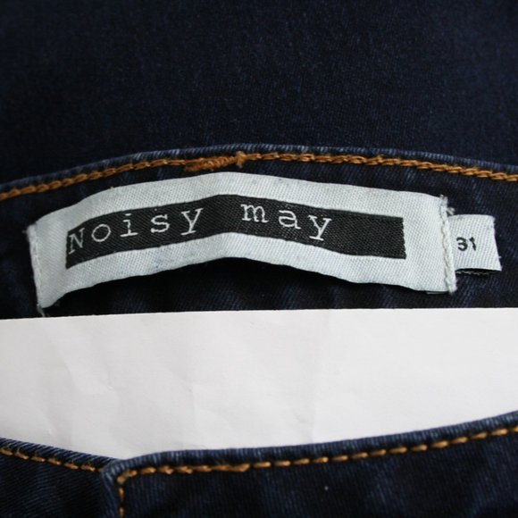 Noisy May Blue Cotton Blend Stretch Jeans SZ 8 EUC - Picture 6 of 12
